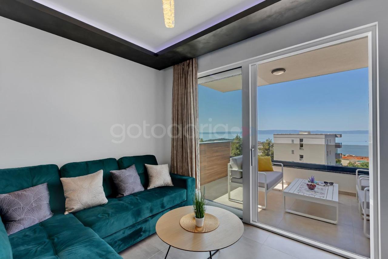 Luxury Seaview Apt Luki - Free Parking Makarska Buitenkant foto