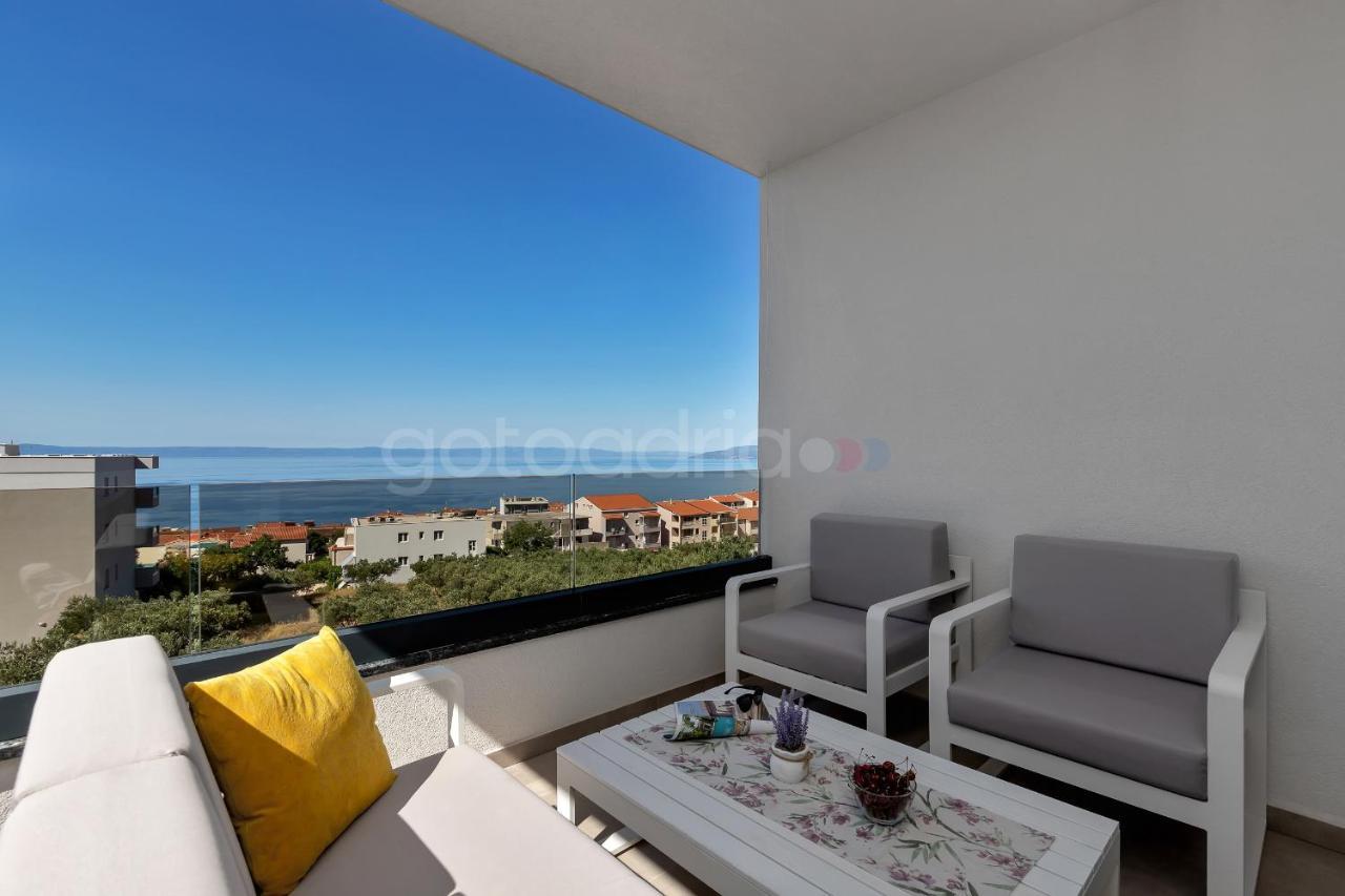 Luxury Seaview Apt Luki - Free Parking Makarska Buitenkant foto