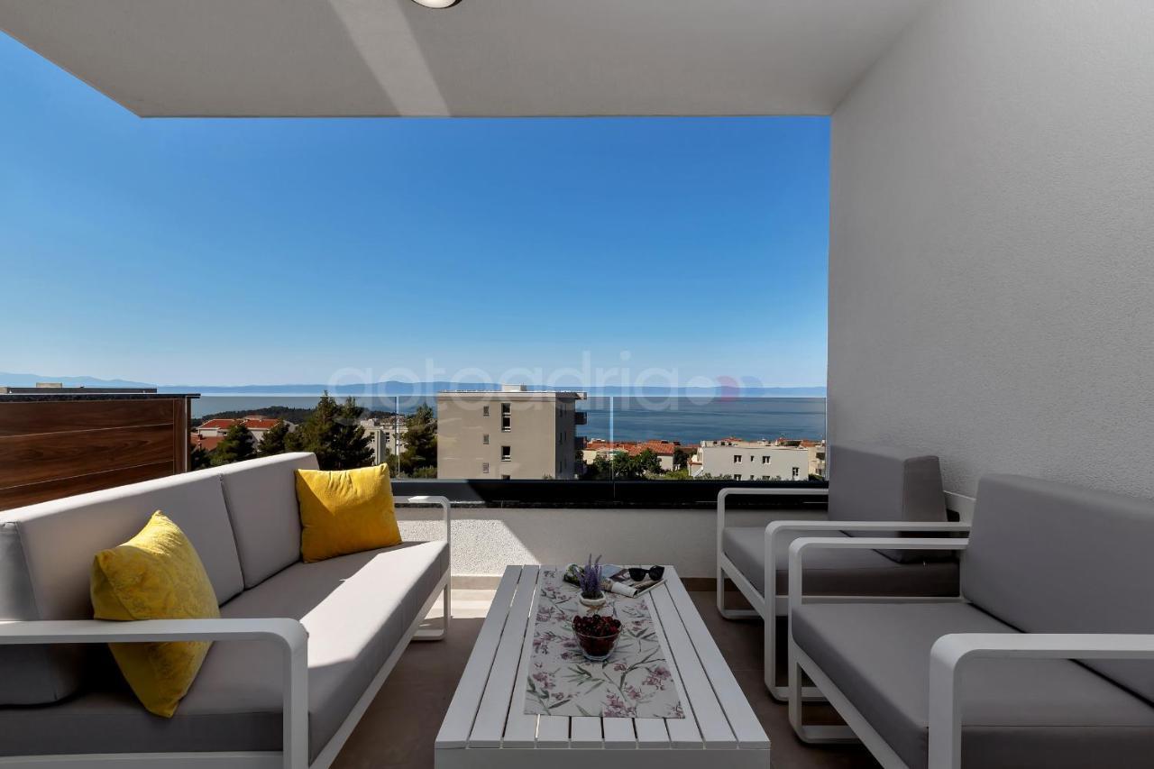 Luxury Seaview Apt Luki - Free Parking Makarska Buitenkant foto